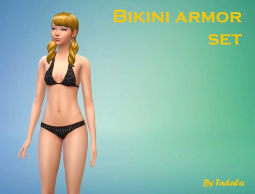 Bikini armor set for females