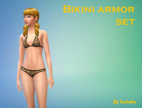 Bikini armor set for females