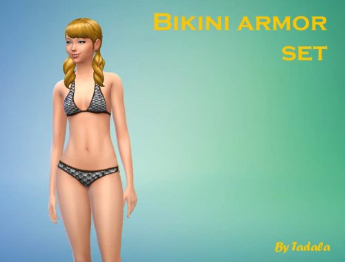 Bikini armor set for females