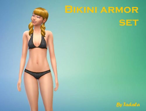 Bikini armor set for females