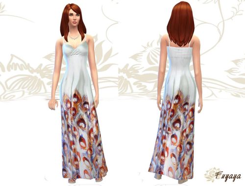 Peacock dress