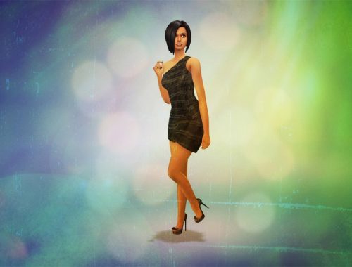 One Shoulder Dress: Jezi Style