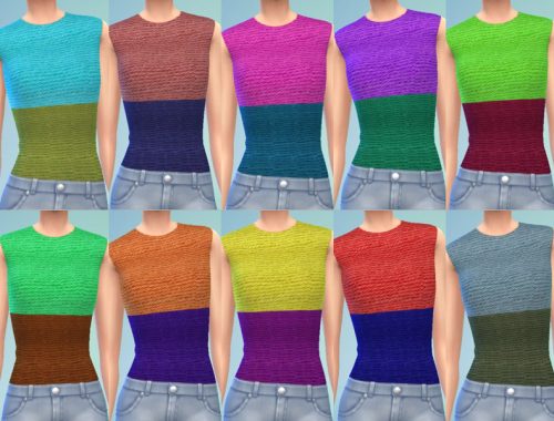 Crochet Colorblock Tops - Outdoor Retreat GP needed