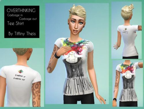 Colorful Graphic Tees Set