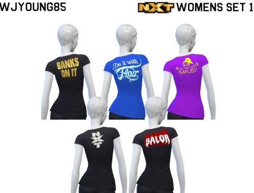 NXT Womens Tees (Set 1)