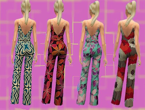 Flower Playsuits