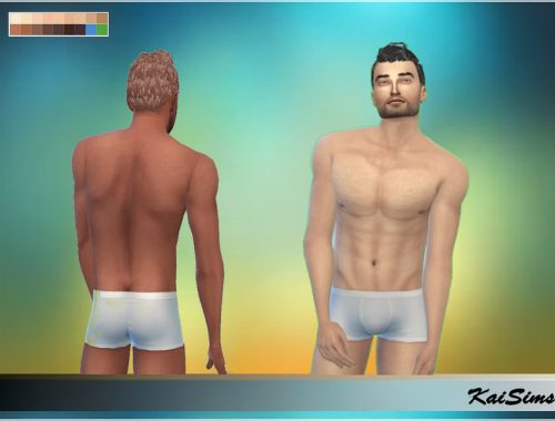 Male Smooth Skintone Overlay - Set_1
