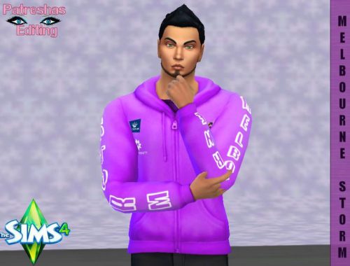 MELBOURNE STORM HOODIE By Patreshas Editing