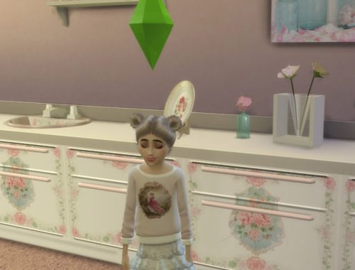 Pink Childrens Sweater