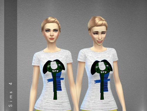 Monster Graphic Print T-Shirt