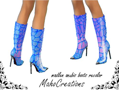 Madlen Anubis Boots Recolor - Mesh needed