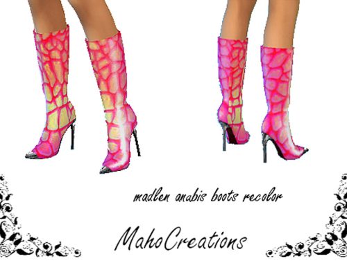 Madlen Anubis Boots Recolor - Mesh needed