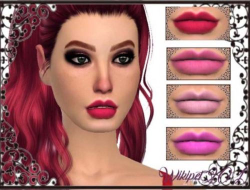 Pink lipstick