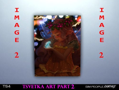 SimPeopleRampage TS4 Tsvetka Art from Deviant Art.
