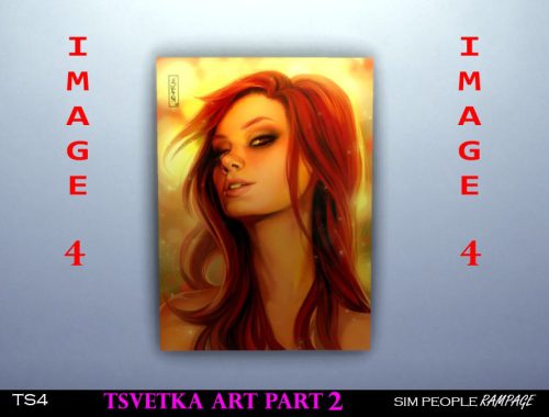 SimPeopleRampage TS4 Tsvetka Art from Deviant Art.