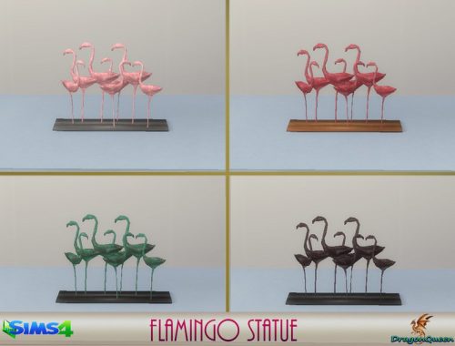 Flamingo Statue