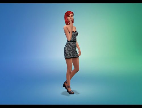 Mini Dress Recolor Lace