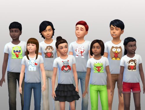 Childrens Valentine Shirts