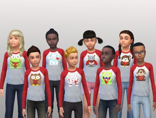 Childrens Valentine Shirts