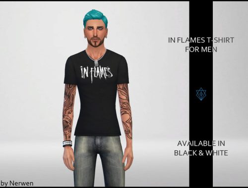In Flames Male T-shirt