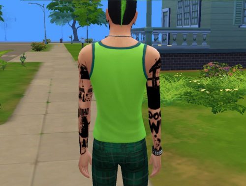 Doctor Who Full Sleeve Tattoo for Men