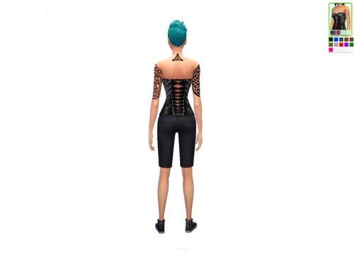 PVC Sweetheart Corset Top