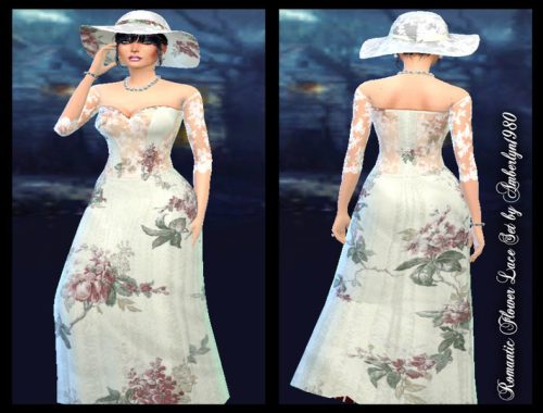 Romantic Floral Lace Set