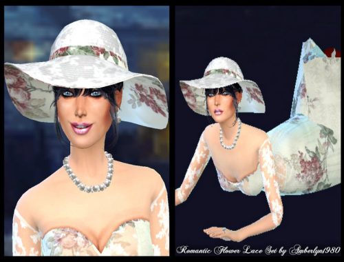 Romantic Floral Lace Set