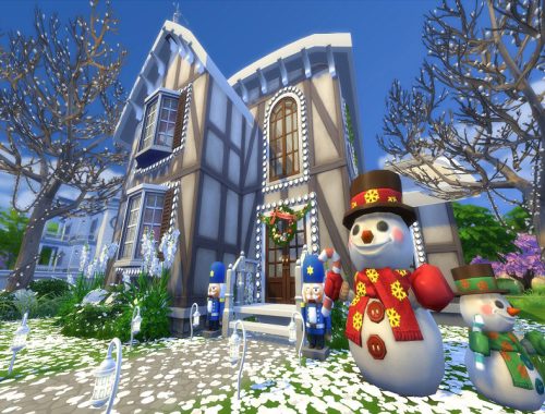 TS4 Christmassy House [NO CC]