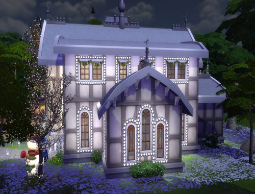 TS4 Christmassy House [NO CC]