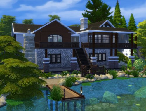 Waterfront Lake Mansion