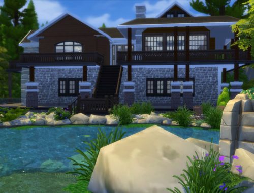 Waterfront Lake Mansion