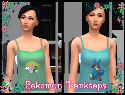 Pokemon Tanktops - Spa Day needed