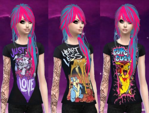 Cupcake Cult and Heartless t-shirts