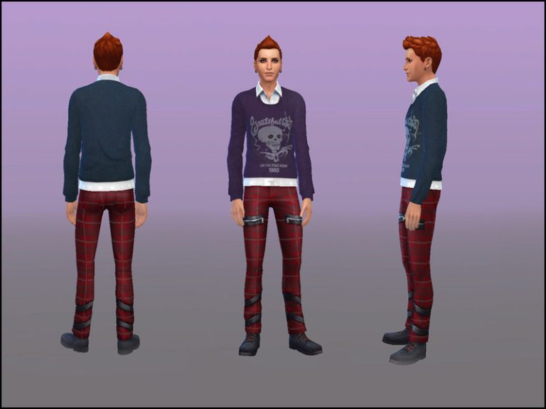 Skull Sweater Vest - The Sims 4 Catalog