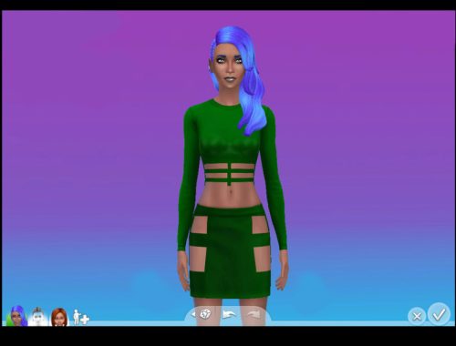 Goth Punk Cage Set