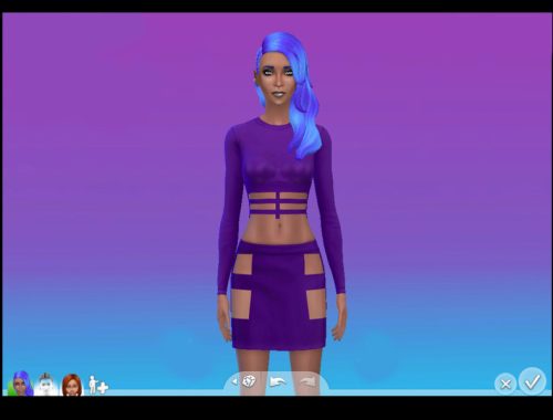 Goth Punk Cage Set