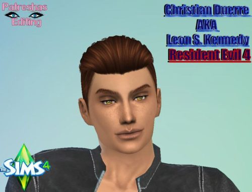 Christian Duerre AKA Leon S. Kennedy By Patreshas Editing