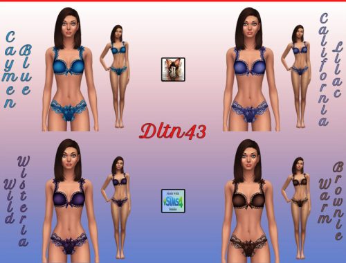 Jomsims Seduction Underwear Recolors - mesh needed