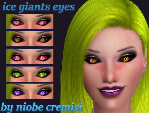Ice giants eyes by niobe cremisi