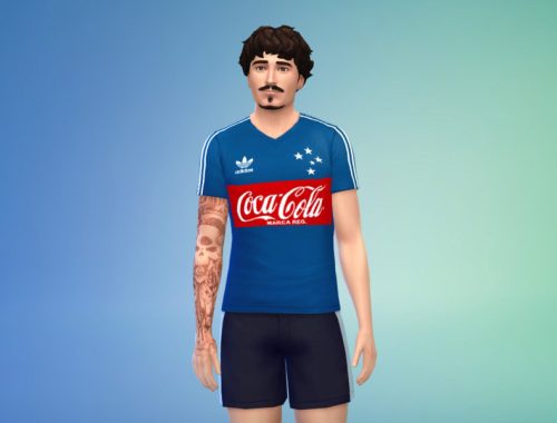 Cruzeiro EC 80s Adidas Jersey