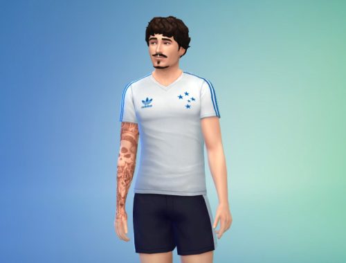 Cruzeiro EC 80s Adidas Jersey