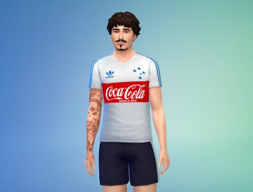 Cruzeiro EC 80s Adidas Jersey