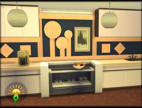 Interior improvement stickers set
