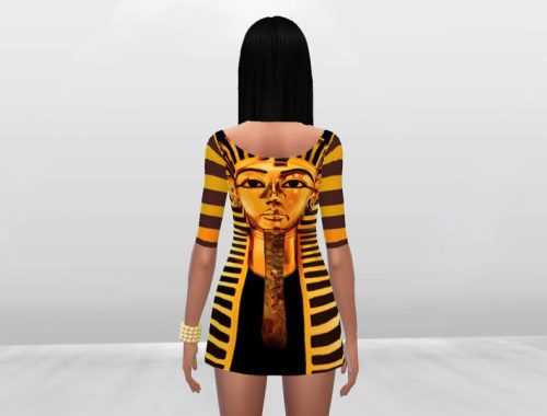 Tutankhamun Gold Dress