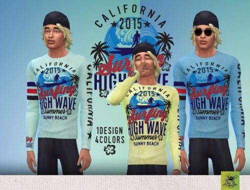 CALIFORNIA SURFING T-SHIRTS