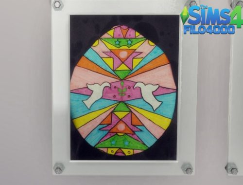 Framed Toddler Religious Easter Wall Art