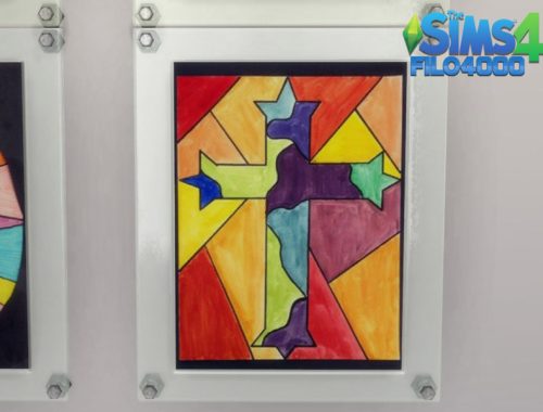 Framed Toddler Religious Easter Wall Art