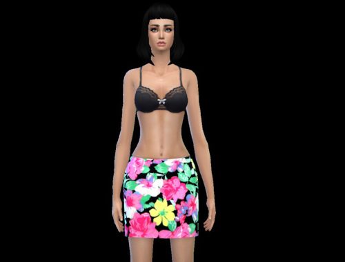 sommer outfit top and miniskirt hot pink