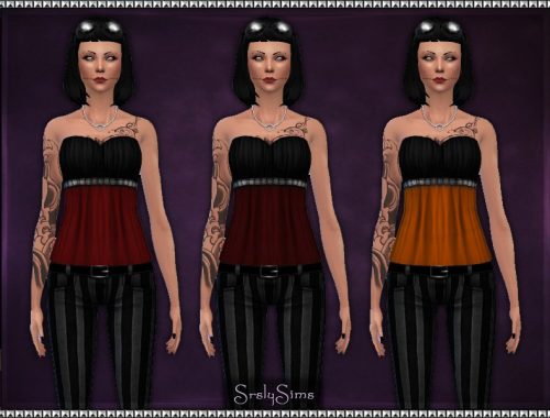 Ruffle Tube Top